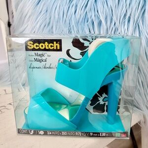 Scotch Tape Dispenser, 2012, Blue, Sandal, High Heel Shoe, NEW In Box, RARE